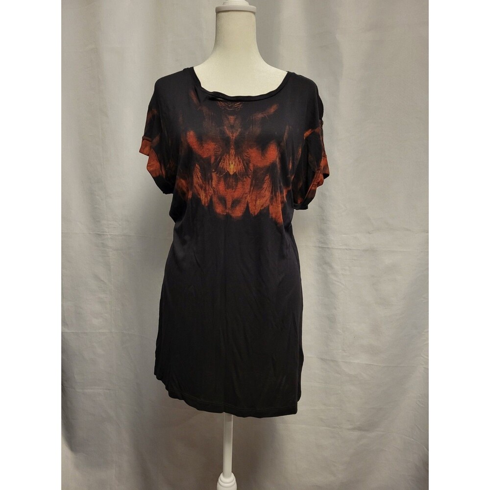 Philosophy Republic Womens Medium Fitted Long Top Artsy Lightweight Shirt